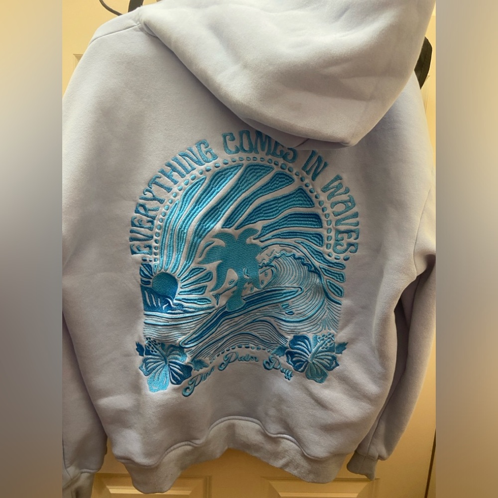 PINK PALM PUFF SOLD OUT HOODIE SIZE XL